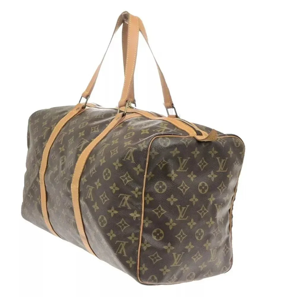 LOUIS VUITTON Sac Souple 45 Travel Hand Bag Monogram Leather BN